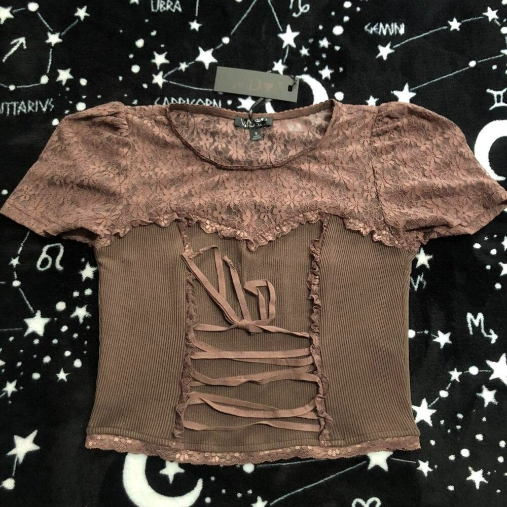Dolls Kill Cosmic Law Corset Top